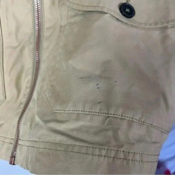 Timberland Khaki Brown Full Zip Utility Jacket L - Picture 4 of 5